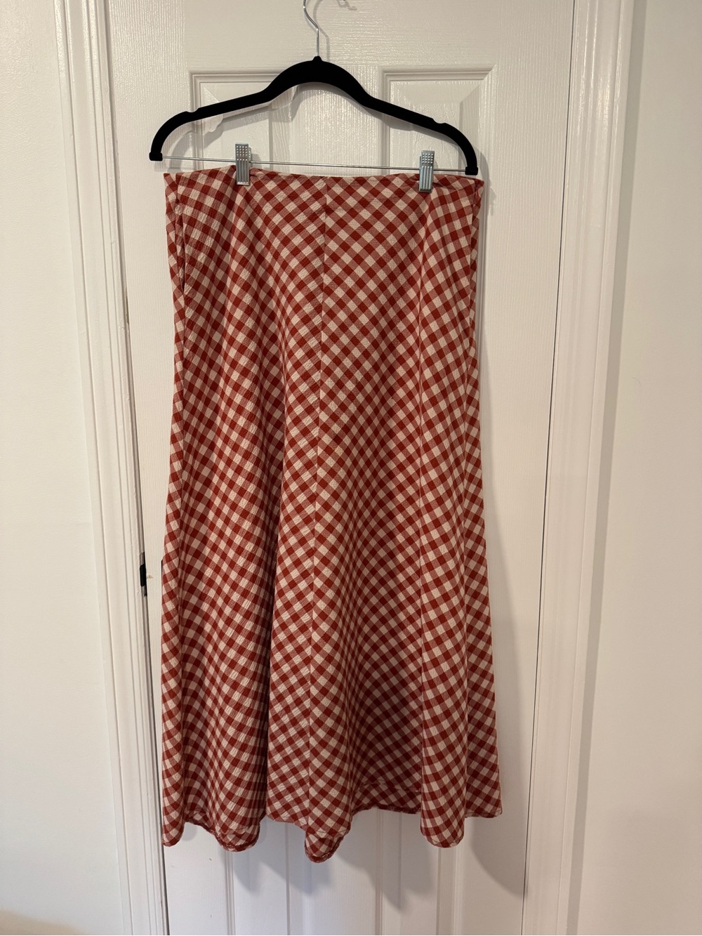 Zara Gingham Two-Piece Set – Smocked Crop Top + Midi Skirt – Size M - Picture 3 of 9